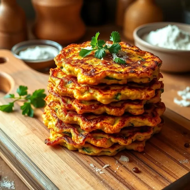 Low-Calorie Zucchini Fritters