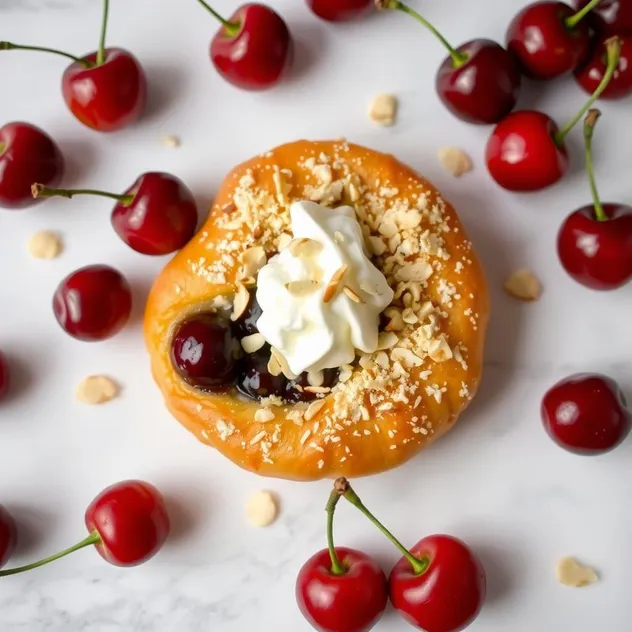 Cherry Almond Danish