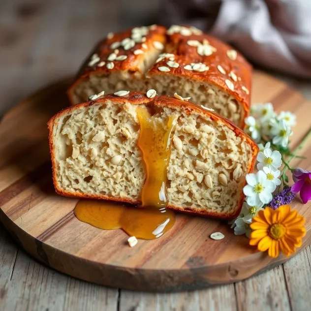 Soft Oatmeal Honey Bread