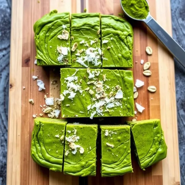 Matcha Coconut Energy Bars