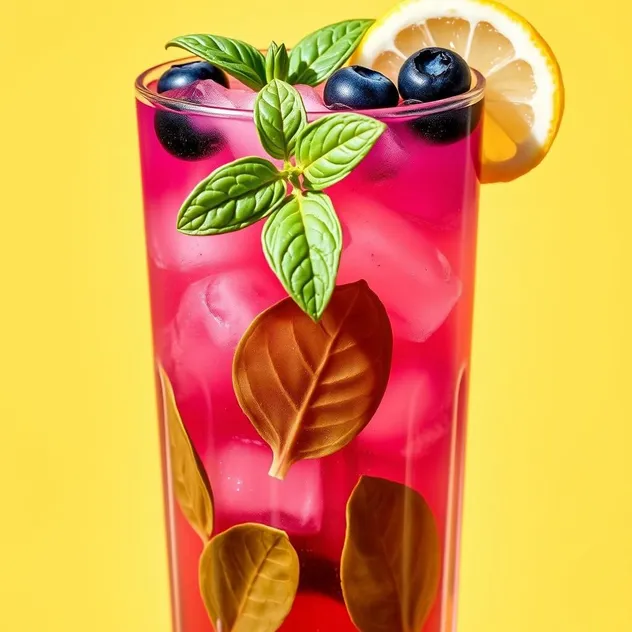 Blueberry Basil Lemonade