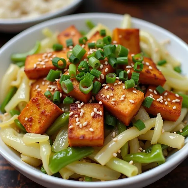 Tofu and Cabbage Stir-Fry Recipe