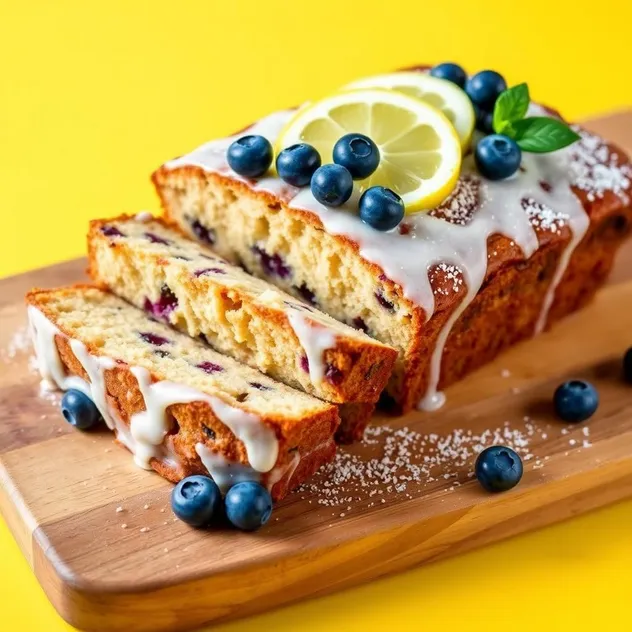 Sweet Blueberry Lemon Loaf