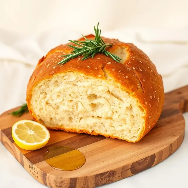 Lemon Rosemary Olive Oil Bread