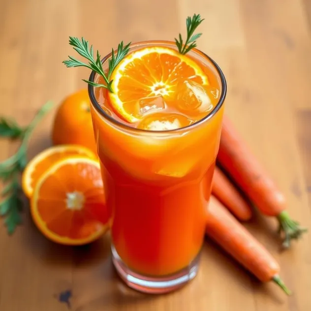 Orange Carrot Ginger Juice