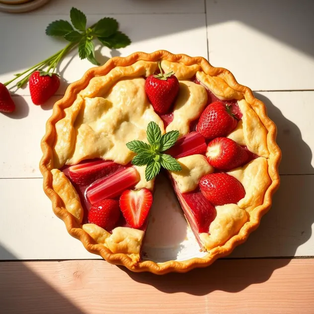 Strawberry Rhubarb Pie