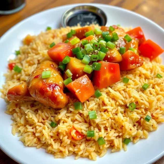 Chicken and Tomato Fried Rice