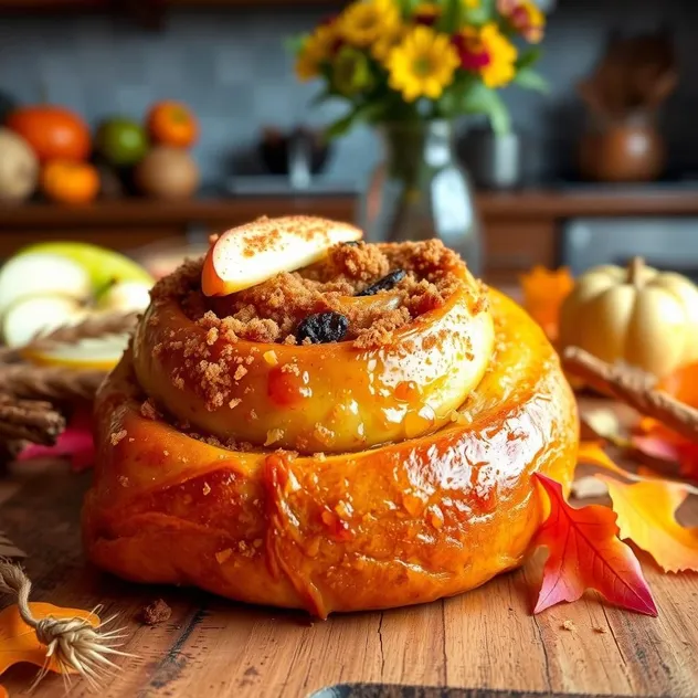 Fluffy Cinnamon Apple Rolls