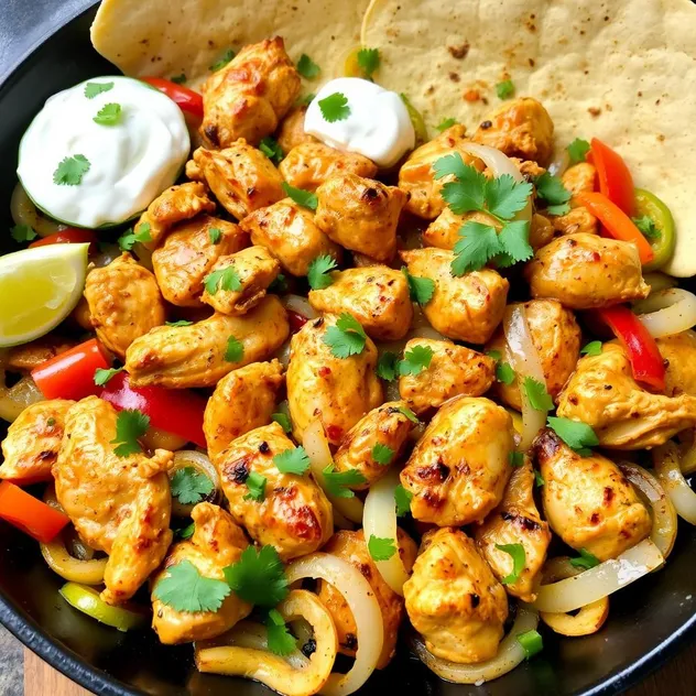 Grilled Chicken Fajitas