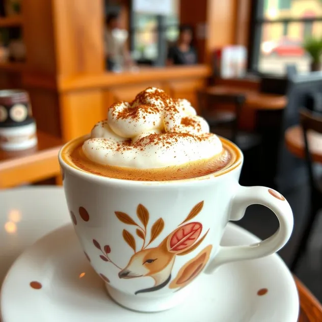 Aren Latte with Creamy Sugar