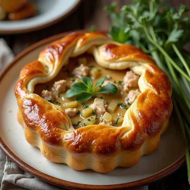 Chicken and Leek Pie