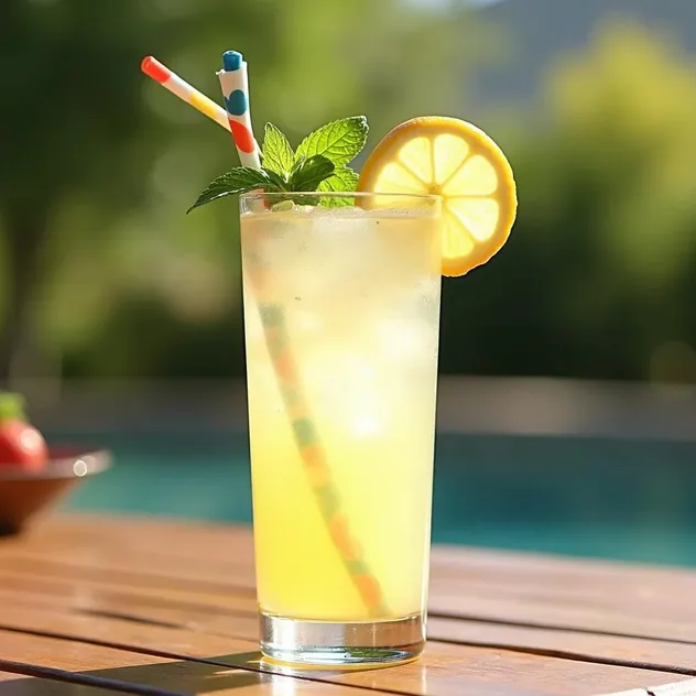 Classic Simple Iced Lemonade