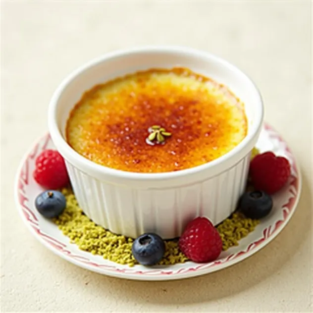 Pistachio Crème Brûlée