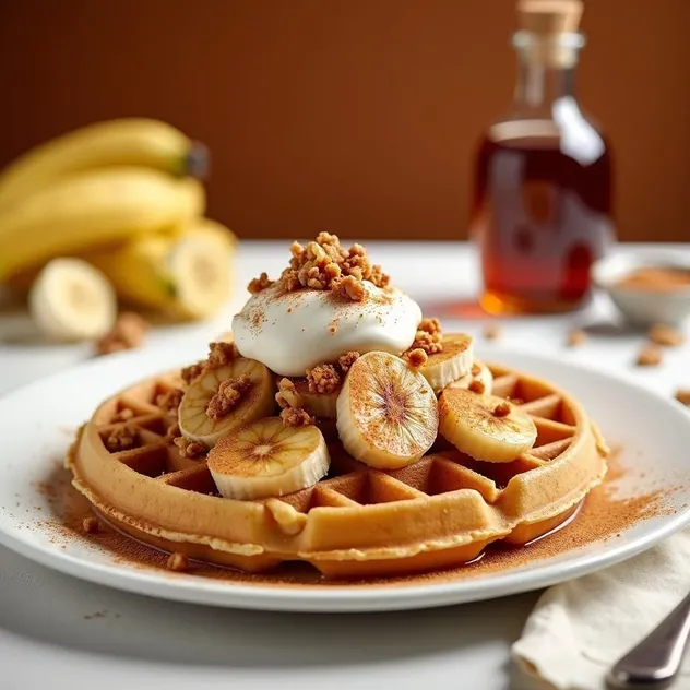 Banana Foster Waffle