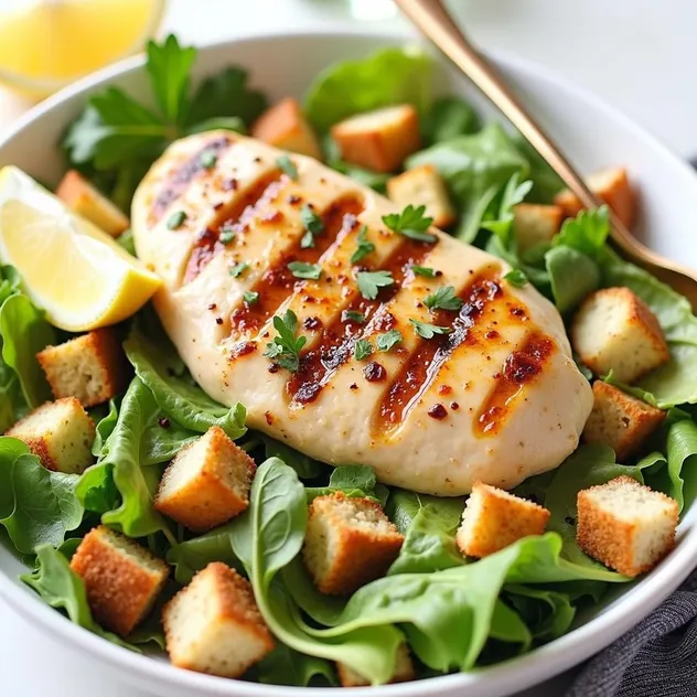 Grilled Chicken Caesar Salad