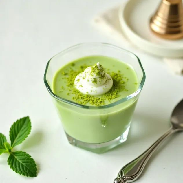 Matcha Green Tea Pudding