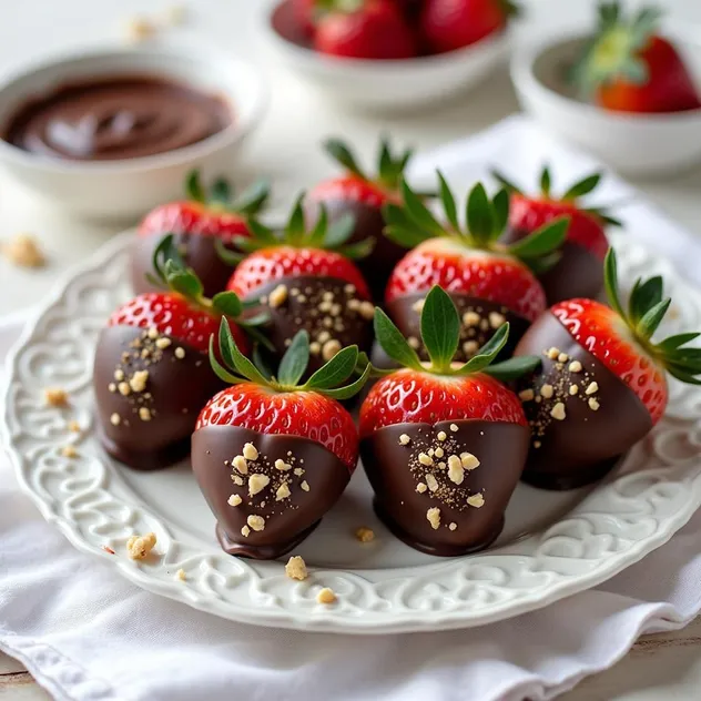 Decadent Chocolate Dipped Strawberries