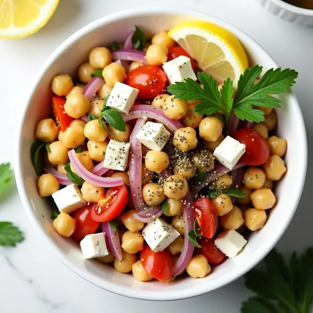 Mediterranean Chickpea Salad