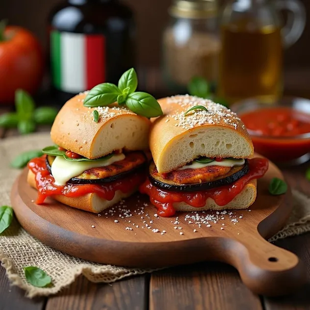 Eggplant Parmesan Sandwich Recipe