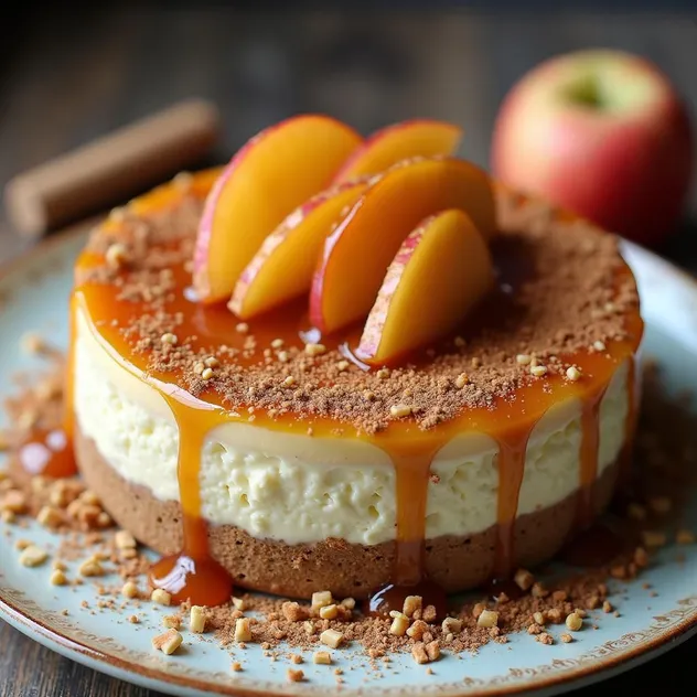 Caramel Apple Cheesecake