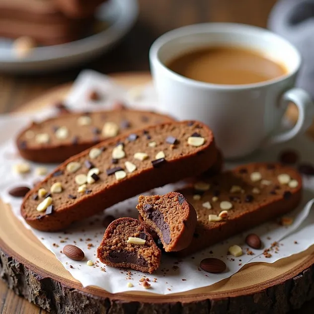 Chocolate Almond Biscotti