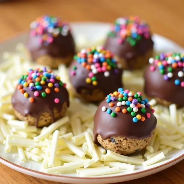 Chocolate Chip Cookie Dough Truffles