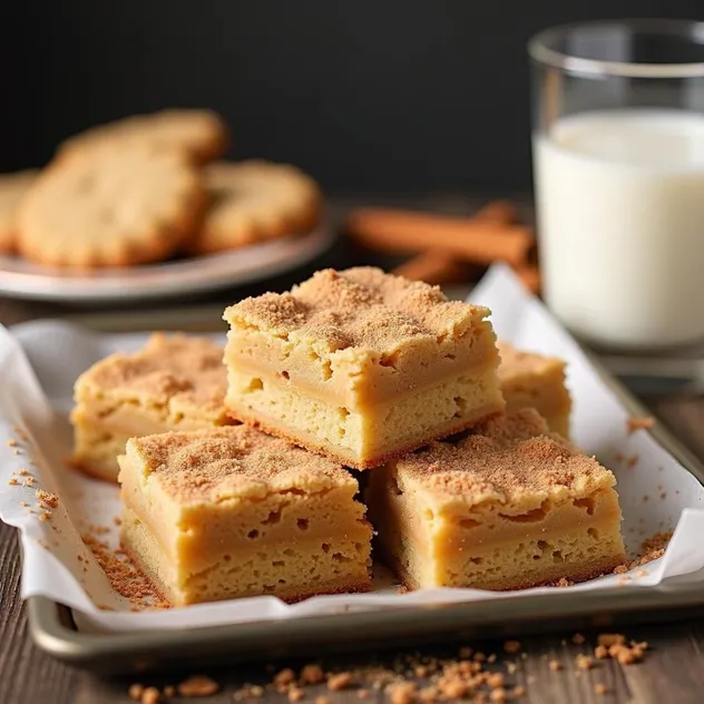 Snickerdoodle Blondies Recipe