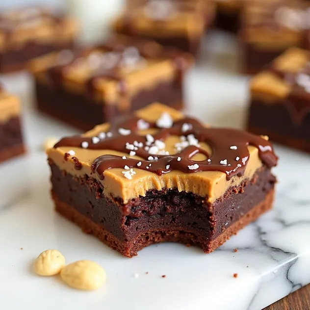 Chocolate Peanut Butter Swirl Brownies Recipe