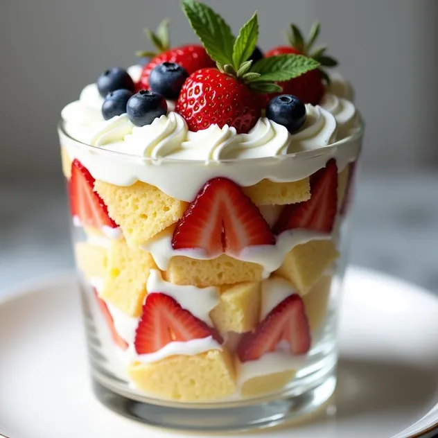 Strawberry Shortcake Trifle