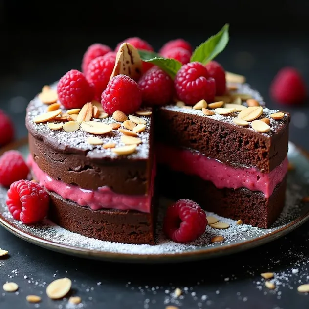 Chocolate Raspberry Torte