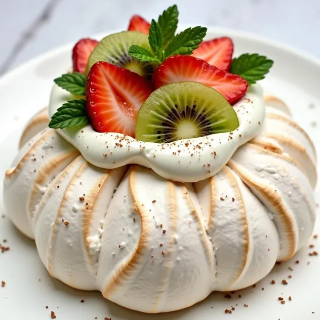 Strawberry Kiwi Pavlova