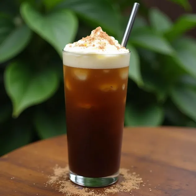 Cold Brew Coffee with Vanilla Cream