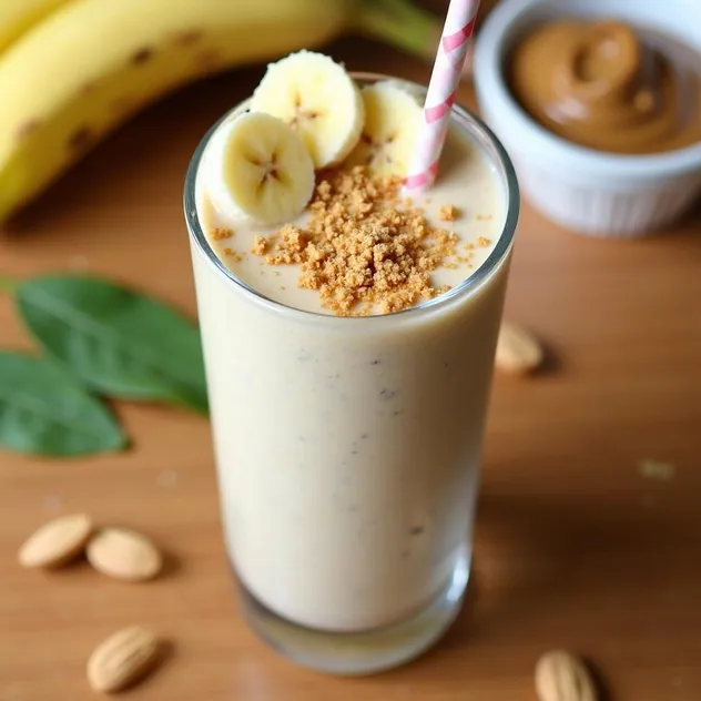 Almond Butter Banana Shake