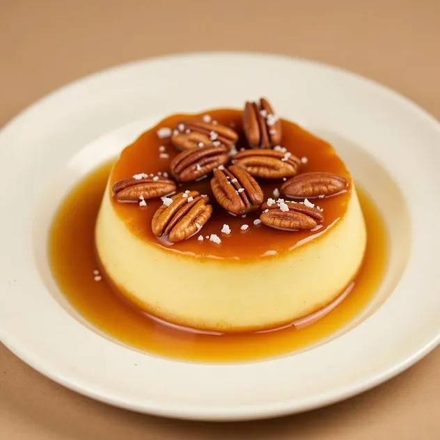 Nutty Caramel Flan Recipe