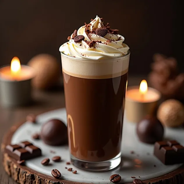 Iced Chocolate Mocha with Whipped Cream