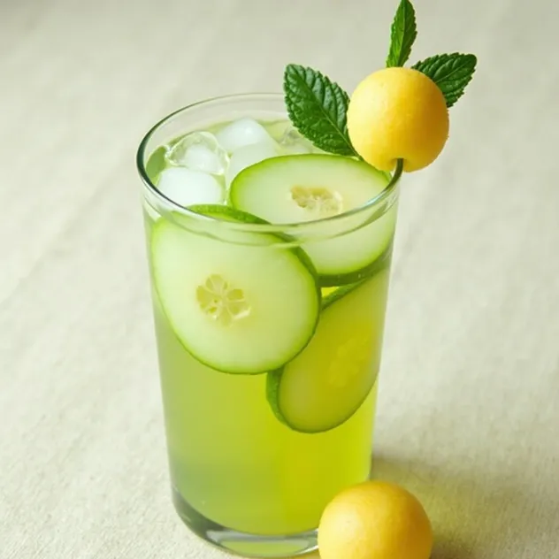 Honeydew Melon Iced Green Tea