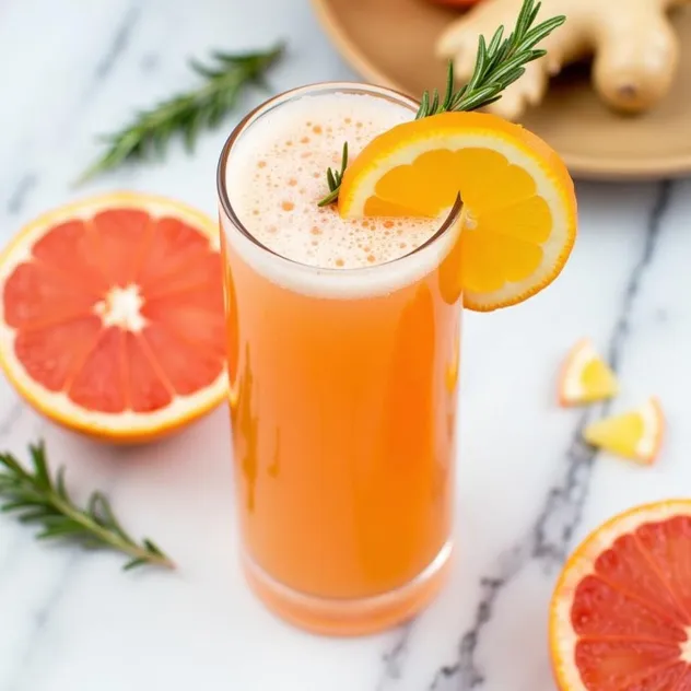 Spicy Orange Grapefruit Juice