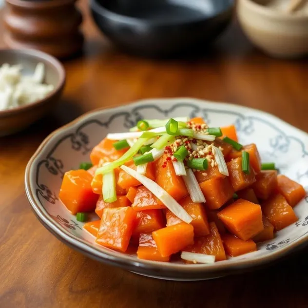 Spicy Korean-Style Cabbage Kimchi