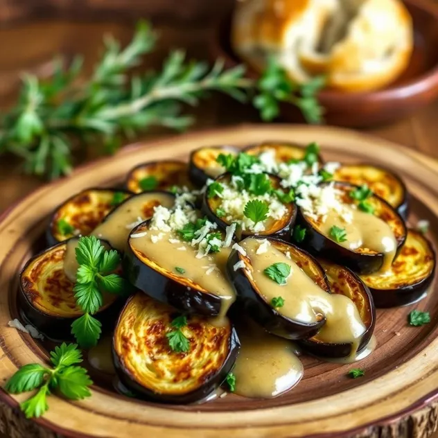 Braised Eggplant with Garlic Recipe