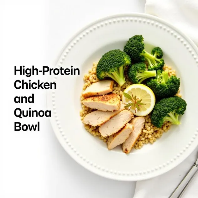 High-Protein Chicken and Quinoa Bowl