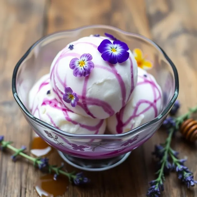 Lavender Honey Ice Cream Recipe