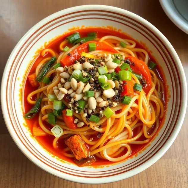 Szechuan Spicy Noodles Recipe