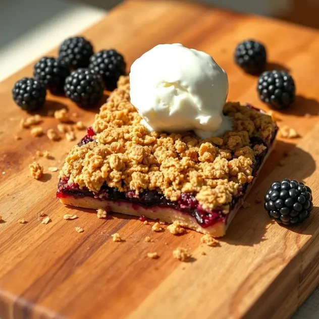 Blackberry Crumble Bars Recipe