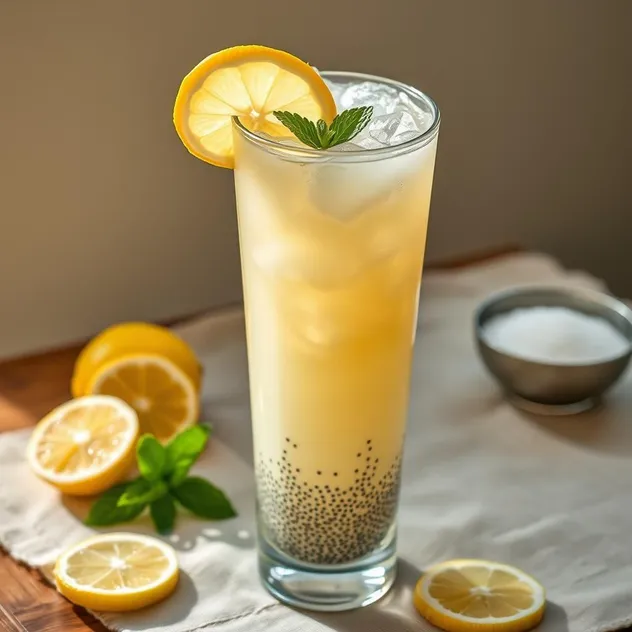 Ginger Lemonade with Chia Recipe