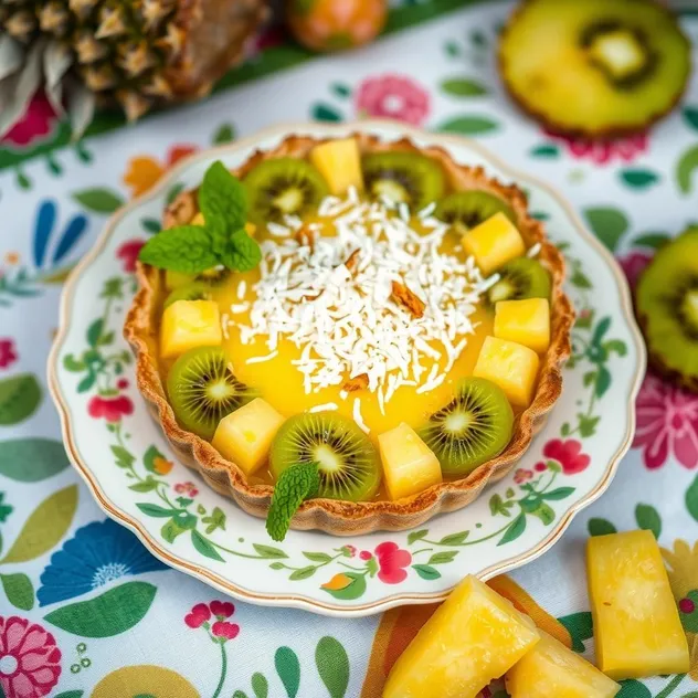 Tropical Kiwi Tart Recipe