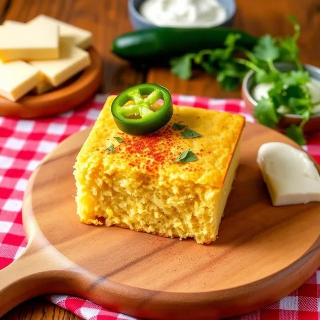 Jalapeno Cheddar Cornbread