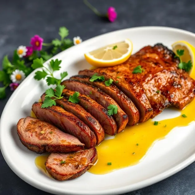 Spicy Garlic Butter Steak