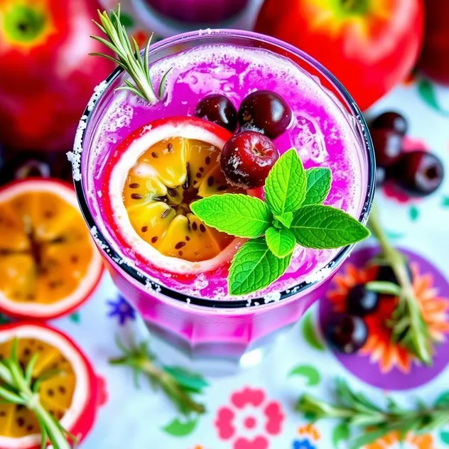 Passionfruit Berry Mocktail