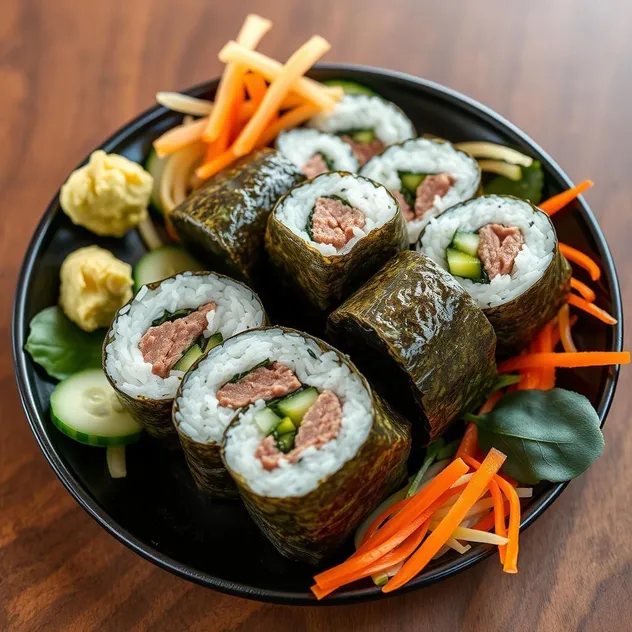 Gimbap with Spicy Tuna