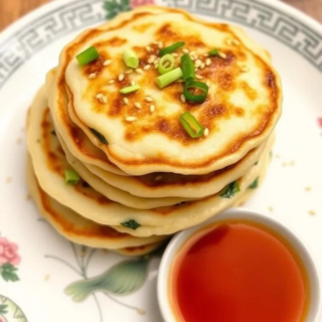 Kkaennip Jeon (Perilla Leaf Pancakes)